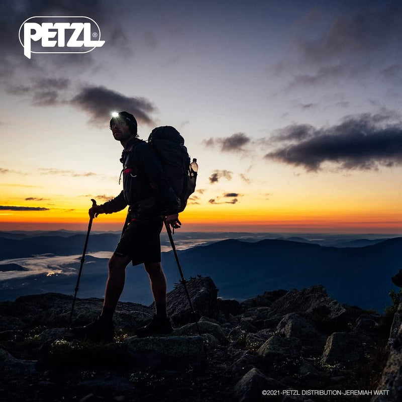 PETZL Tikka CORE Headlamp - Rechargeable, Compact 450 Lumen Light with Red Lighting, for Hiking, Climbing, and Camping - Blue One Size Blue/Blue - BeesActive Australia