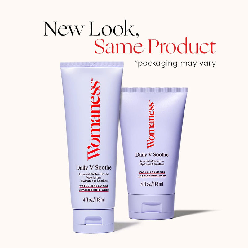 Womaness Daily V Soothe External Gel Moisturizer - Hyaluronic Acid Moisturizer for Everyday Dryness - Silicone Free, Non-Irritating Down There Water Gel Moisturizer - Estrogen & Hormone Free (4oz) - BeesActive Australia