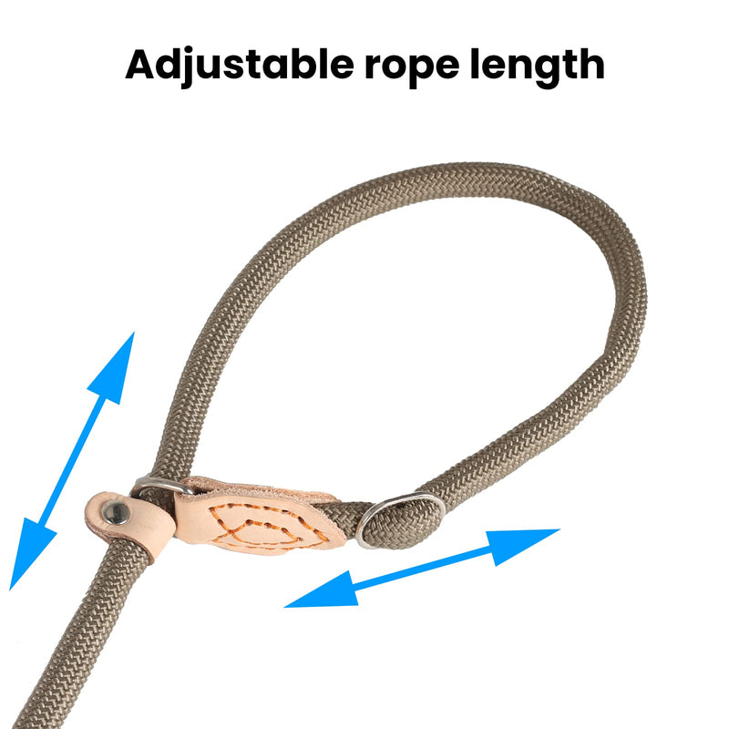 KOSHIFU Dog Lead Retriever Lead with Pull Stop Moxon Lead 120cm Soft Braided Handle with Collar Adjustable Retriever Leads for Small Medium and Large Dogs - BeesActive Australia