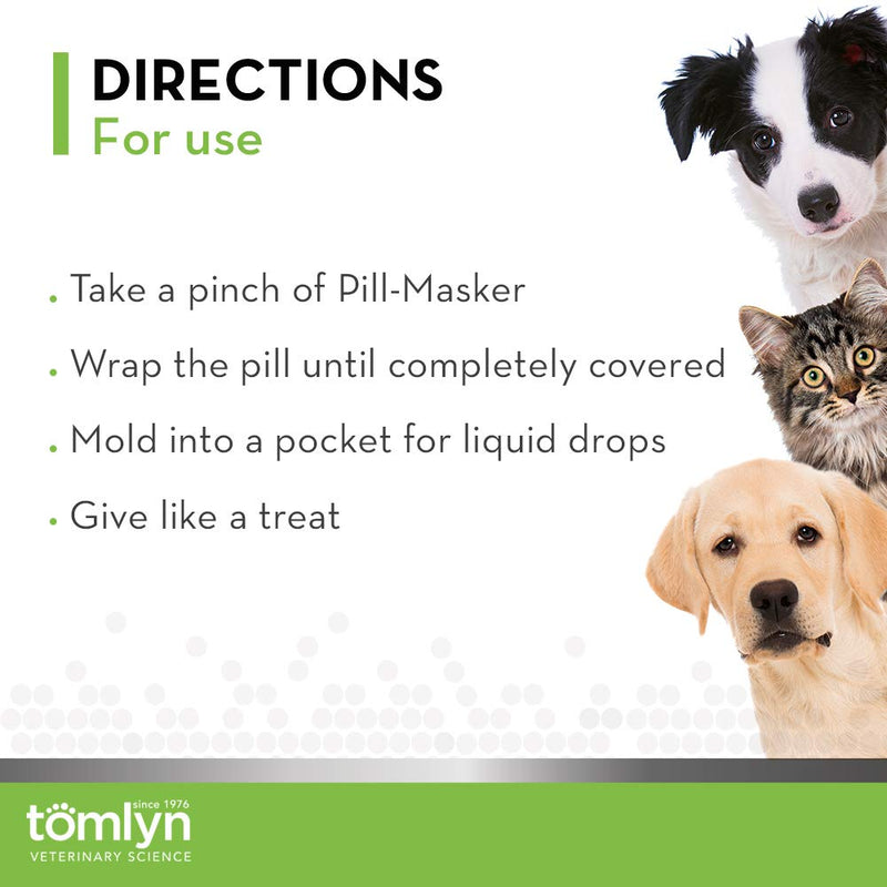 TOMLYN Pill-Masker Original Bacon-Flavored Paste for Dogs & Cats, 4oz Bacon (Pack of 1) - BeesActive Australia
