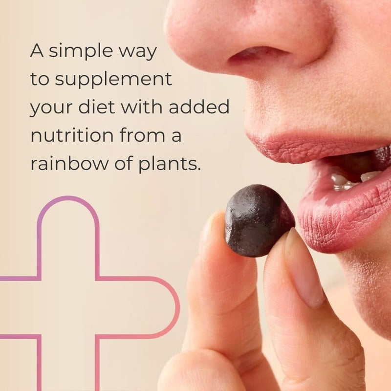 JuicePlus+ Vegetable Blend Soft Chews, Vegan, 11 Vegetables, 1-mo, 30 Chews | For kids & adults: 4 chews daily for adults, 2 for kids. Whole food nutrition from vegetables incl. peels & seeds