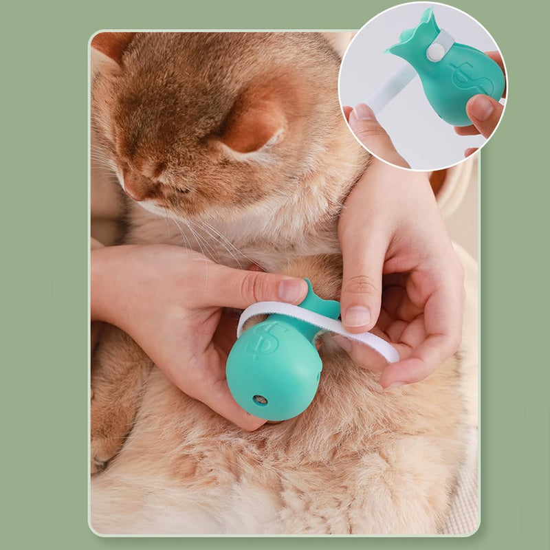 Pack of 4 anti-scratch boots: silicone cat shoes with adjustable paw protection for bathing, shaving, examining and treating cats. Blue cat claw cover type1 - BeesActive Australia
