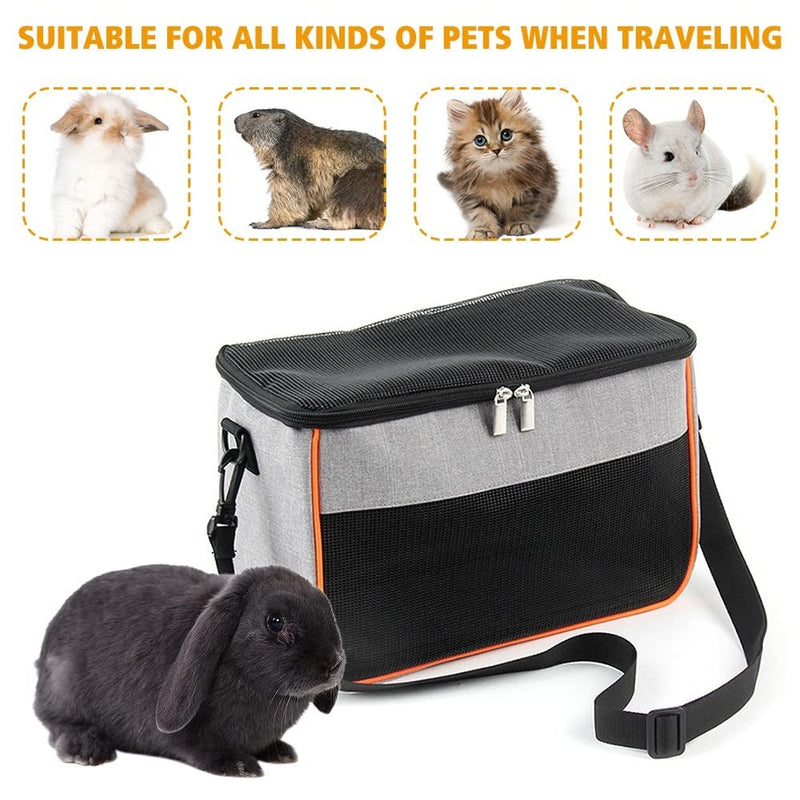 Hamster Carrier Bag, Small Pet Portable Travel Bag with Zipper Breathable Guinea Pig Carrier Bag for Gerbils Mice Rats Rabbits Squirrels Kittens XXL - BeesActive Australia