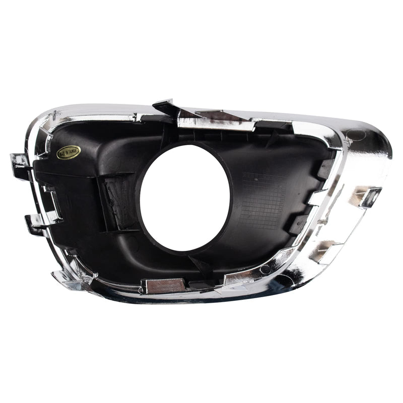 TRQ Front Left Fog Light Bezel Chrome & Black Drivers Side Compatible with 2014-2017 Jeep Compass CH1038184 LTA04720 - BeesActive Australia