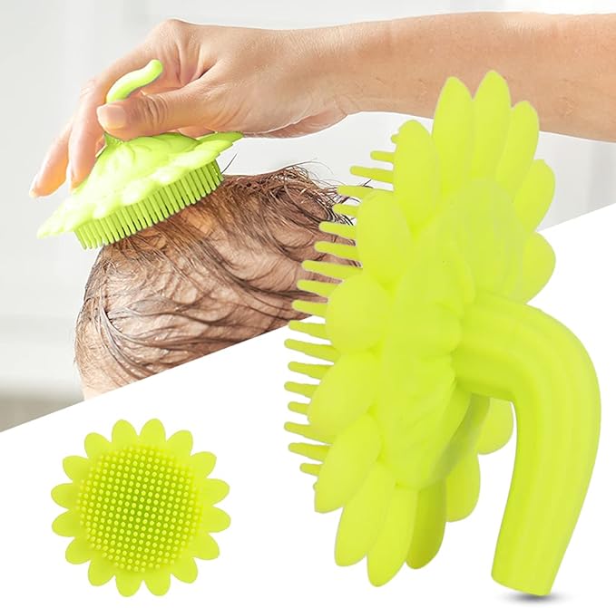 Baby Shampoo Brush, Convenient Thin Hair Baby Bath Brush for Baby Bathroom (Green) -  Australia