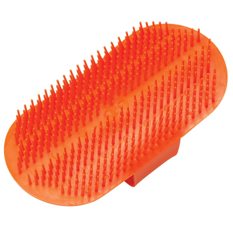 Weaver Livestock MASSAGE BRUSH, Orange - BeesActive Australia