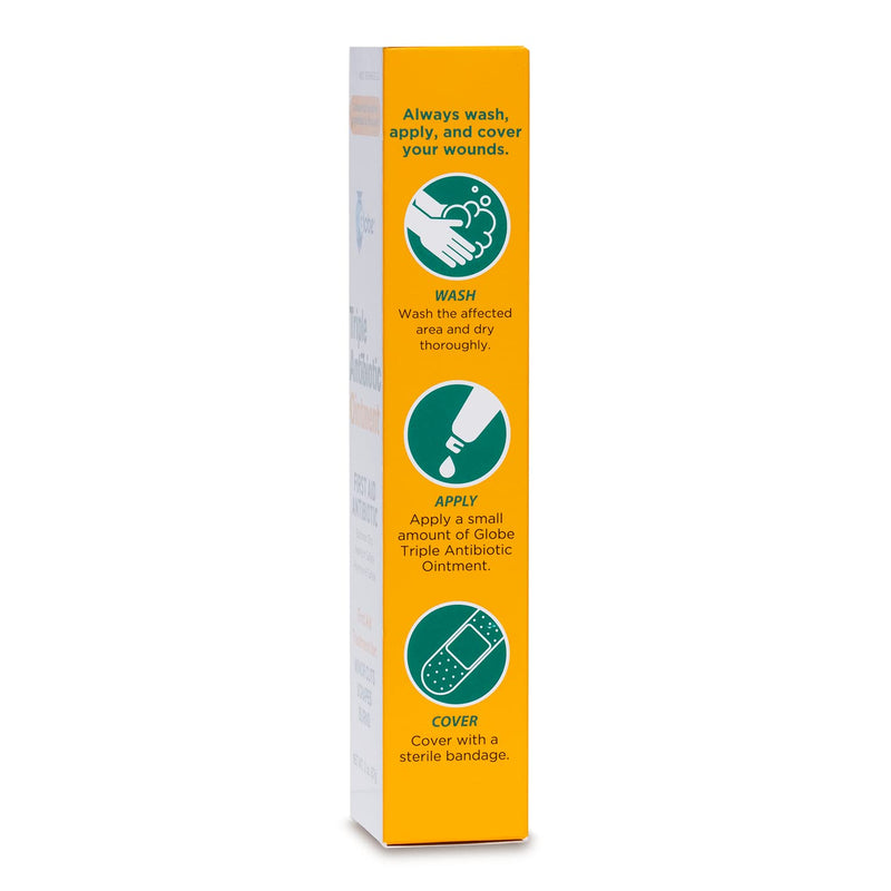 Globe (3 Pack) (2 oz) Triple Antibiotic First Aid Antibiotic Ointment, 24-Hour Infection Protection, Wound Care Treatment for Minor Scrapes, Burns and Cuts (Total 6 oz) - BeesActive Australia