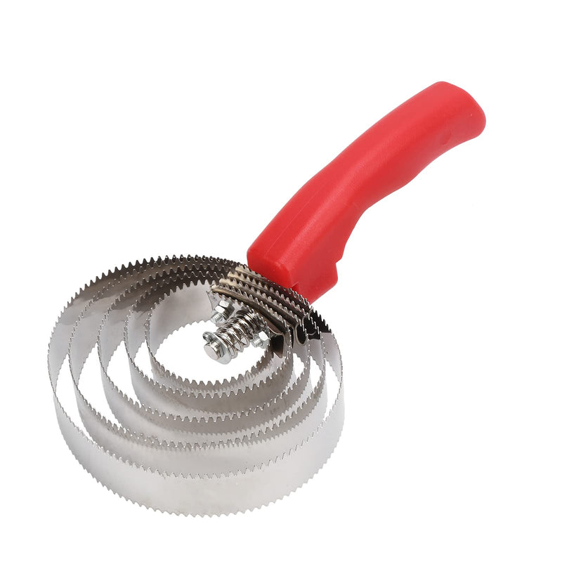 Curry comb 6 Ring Horse Shedding Comb Stainless Steel Spiral Curry Comb for Sheep Horses Cows Relieve Itching(5 turns) - BeesActive Australia