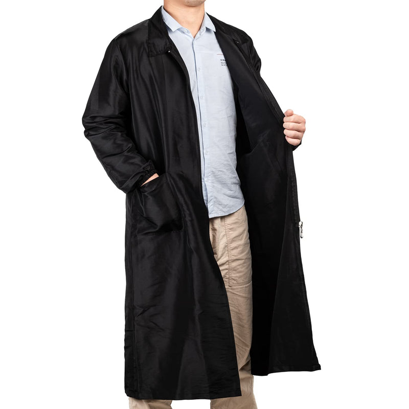 Noverlife Long Length Pet Grooming Workwear with Pockets, Lightweight Anti Static Hairdresser Smock Barber Jacket Medium Long Sleeves - BeesActive Australia