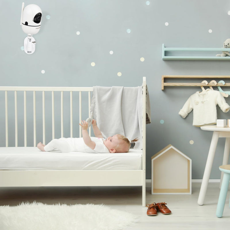 Adjustable Baby Monitor Mount for HelloBaby HB65/HB40/HB6550/HB66/HB6339/HB6550 Pro, ANMEATE SM935E, Universal Baby Monitor Wall Mount with Perfect View and Easy to Install - BeesActive Australia