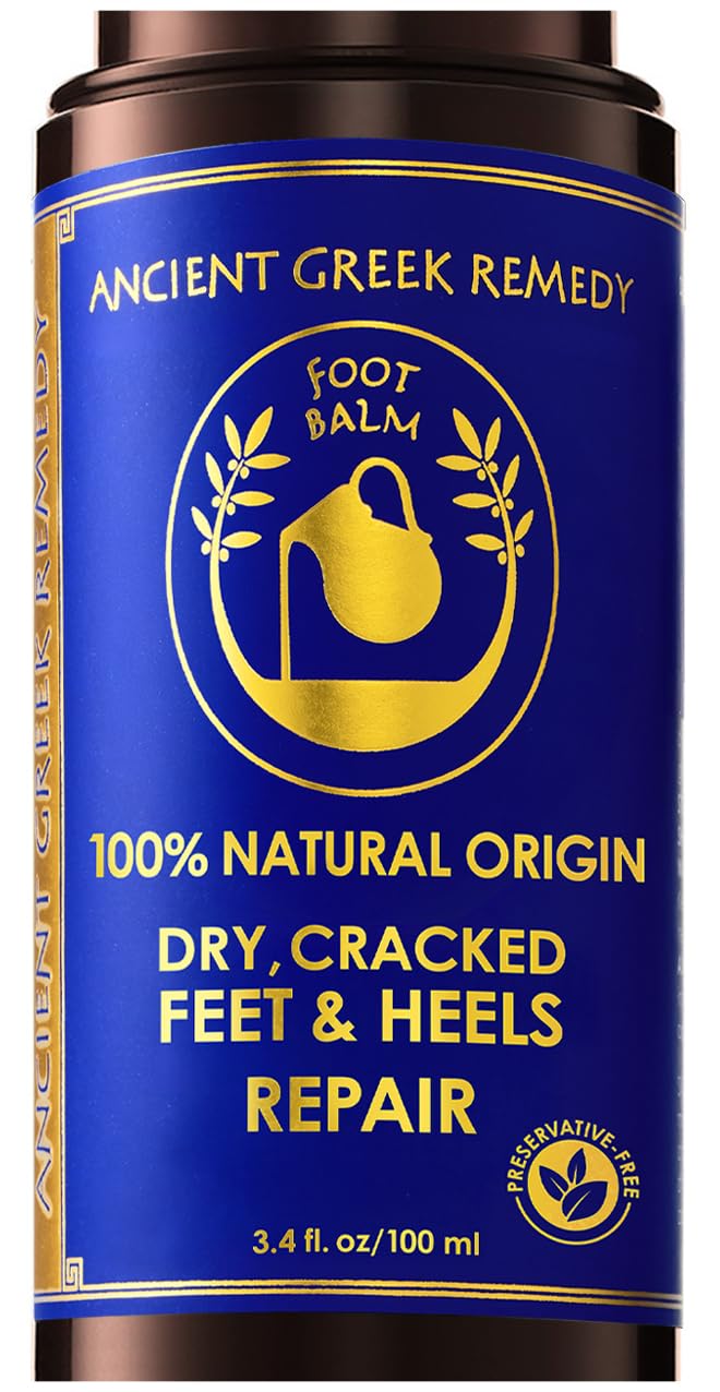 Dry Cracked Heels Repair | Organic Foot Cream for Dry Feet & Callus with Jojoba, Lavender, Almond, Olive & Vitamin E Oil | Natural Foot Balm & Moisturizer for Skin | Hydrating Foot Treatment | 3.4 oz 3.4 Fl Oz - BeesActive Australia