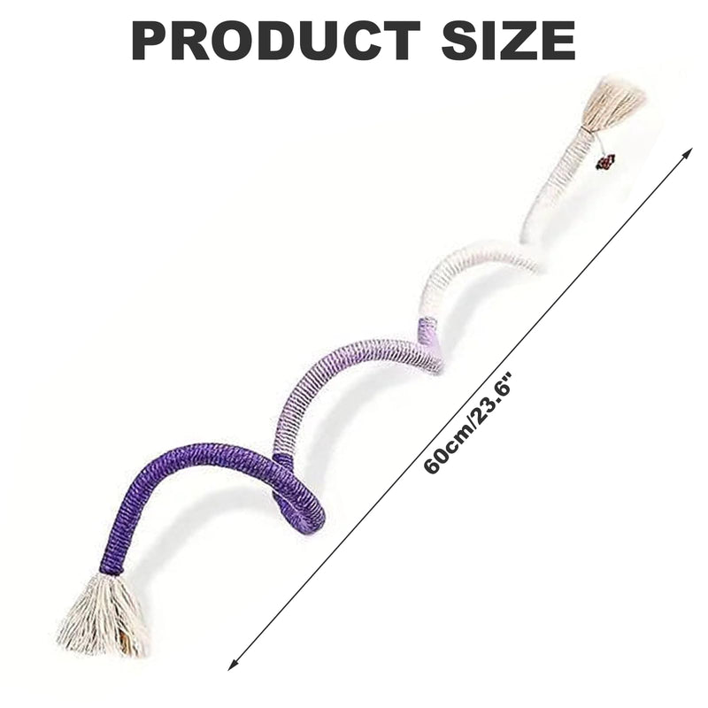 Zirax Catnip Toys for Indoor Cats, Natural Silvervine Sticks & Cotton Rope Cat Chew Toys, Interactive Kitten Teething Toys for Dental Health, Cleaning Teeth, Stress Relief & Boredom (Pack of 6)