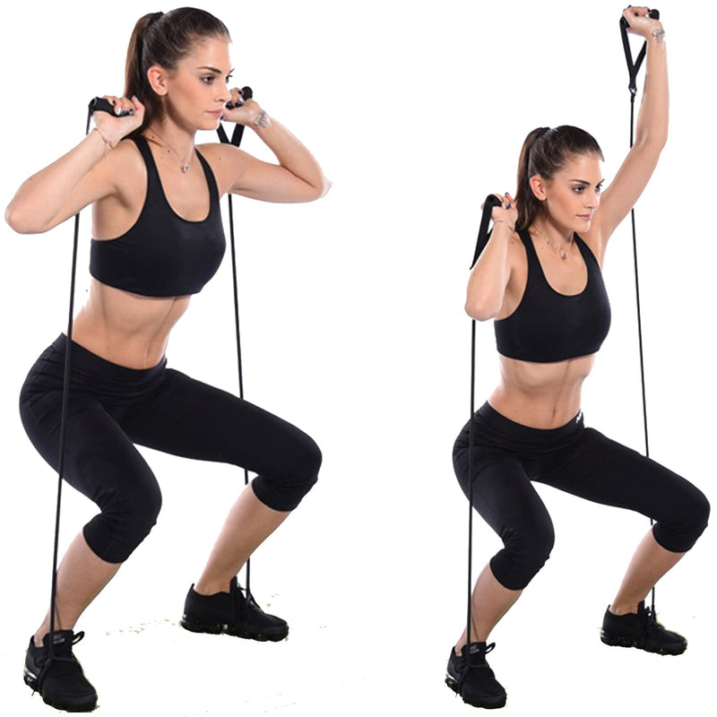 Resistance Band Set,Pull Up Exercise Bands Door Anchors Compatible with Billy's Bootcamp Tae Bo,Weight Loss,Strength Home Workouts Training,Physical Therapy,Yoga,Pilates. 2
