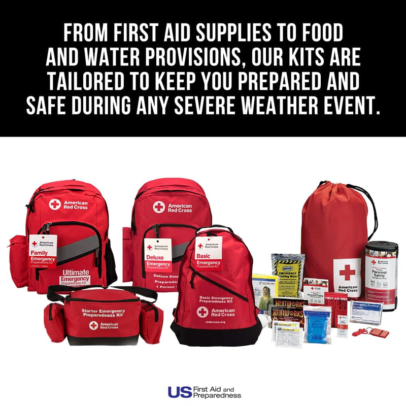 American Red Cross Officially Licensed Product, Large Deluxe Auto First Aid Kit with Soft Case, Emergency Supplies to Clean & Treat Minor Injuries, Keep Hydrated & Warm - BeesActive Australia