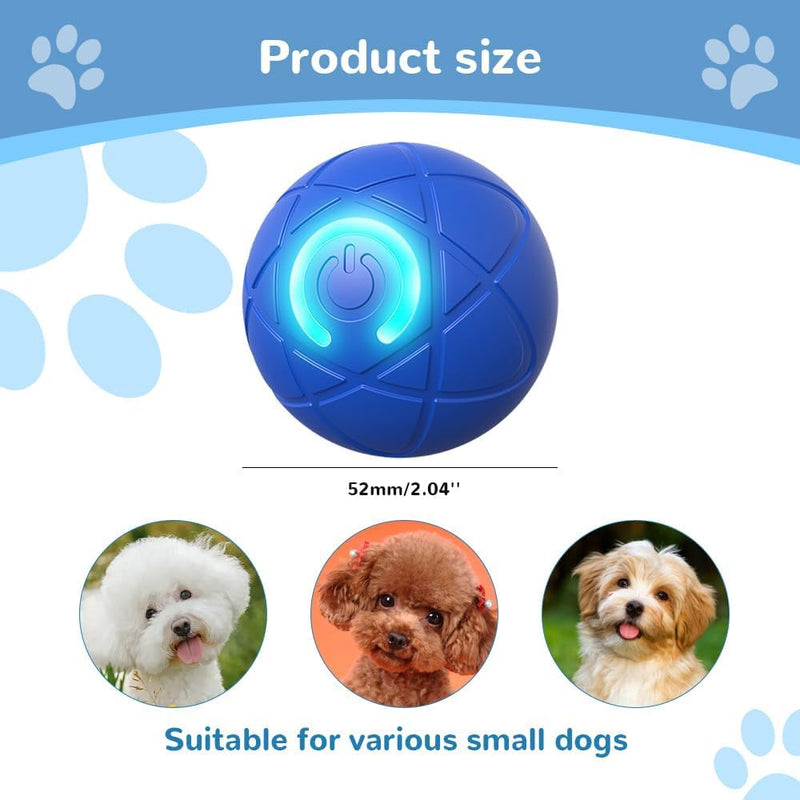 2025 New Shaky Ball Toy for Dogs, Upgrade Interactive Dog Ball, Pet Bounce Ball, Vibrating Dog Ball, Automatic Moving Dog Toy Ball, USB Rechargeable Shaking Pet Ball for Small Dogs - BeesActive Australia