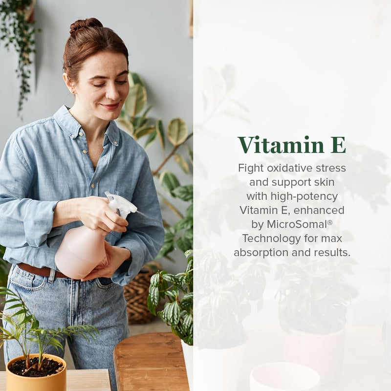 Global Healing Organic Vitamin E Liquid Drops 40 mg - Natural D-Alpha Tocopherol 15% α-tocopherol - Vegan Liquid Vitamin E Oil Oral Supplement for Skin - Low Dose Liposomal Vitamin (2 Oz) | Global Healing Vitamin E Supplement Natural D-Alpha Tocopherol...