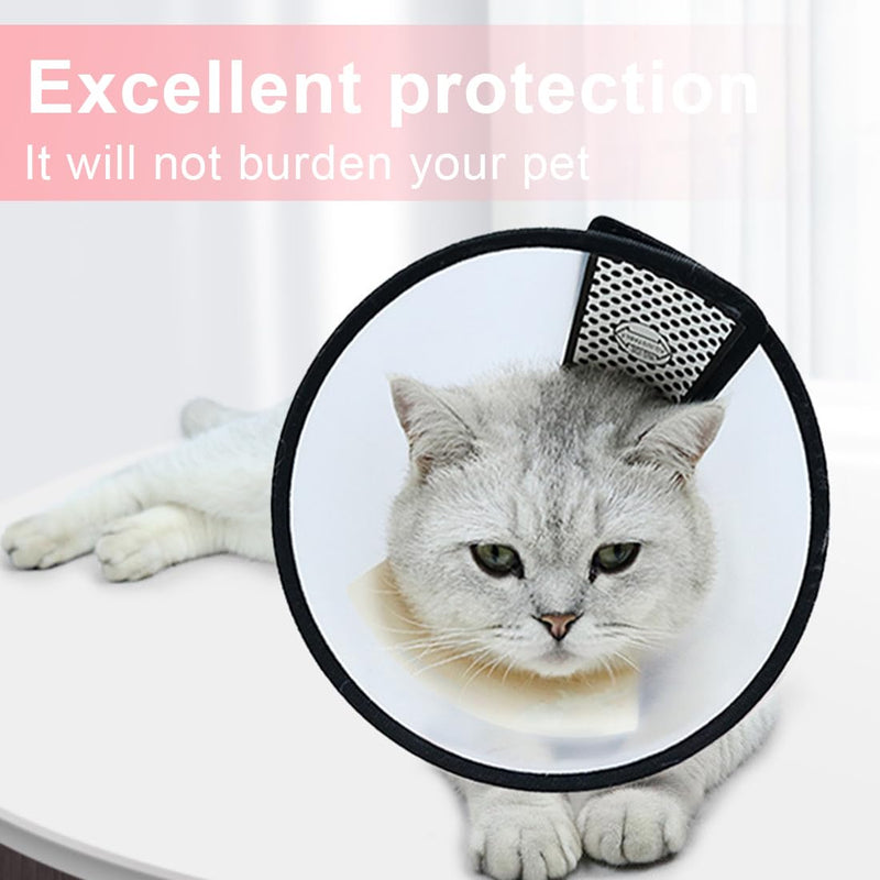 VAEIORP 1 Neck Collar for Pets Pets Plastic Elizabethan Plastic Elizabethan Collar Soft Cat Protective Collar Lightweight Elizabethan Collar for Kittens Puppies XS 15-18CM - BeesActive Australia