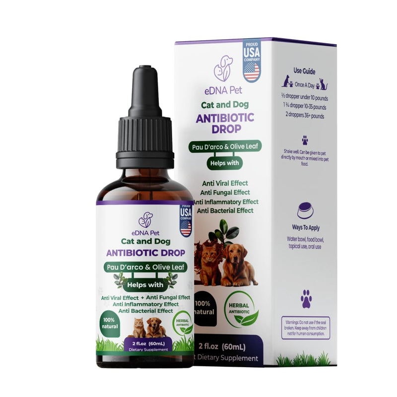 Herbal Supplements for Dogs & Cats | Dog & Cat Health Supplies Drops | Herbal Remedy with Cranberry, Respiratory & Cold Drop | 2 Fl.Oz