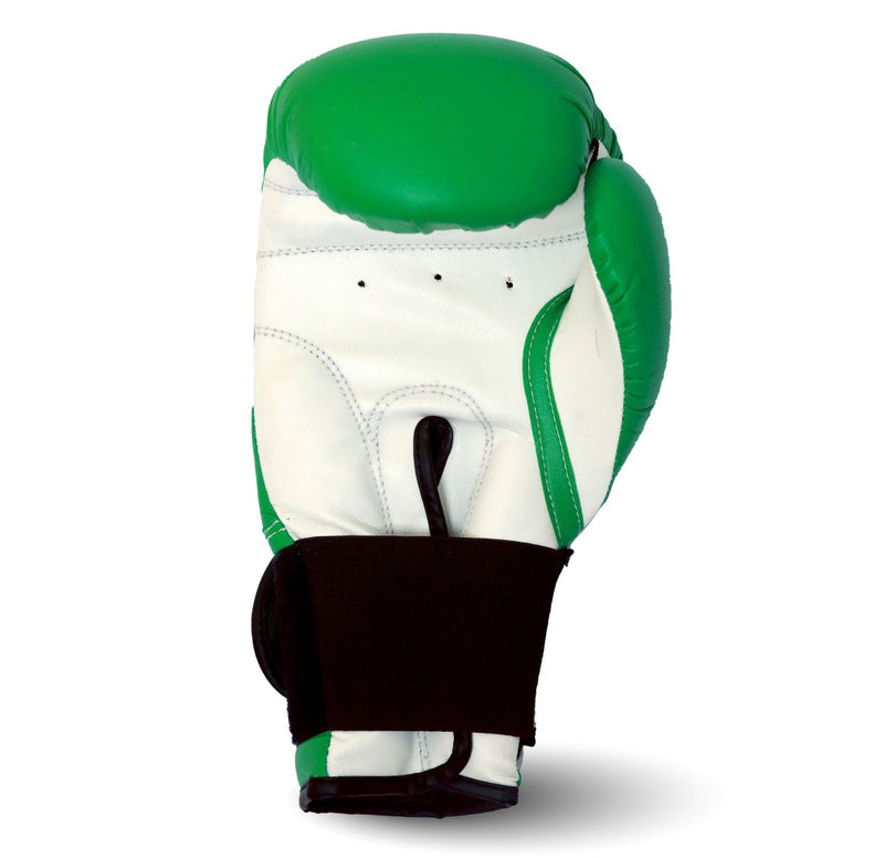 Boxing Gloves Kickboxing Muay Thai Punching Bag Vinyl Green - Durable Multi Layered Foam Padded Offers Unbeatable Price Kids and Adult Sizes 12oz