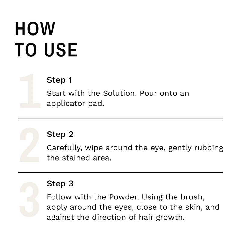 Eye Envy Dog Tear Stain Remover Starter Kit with ProPowder Brush | Stain Solution, Applicator Pads, Stain Powder and Small Applicator Brush | Lasts 30-45 Days 1 Count (Pack of 1)