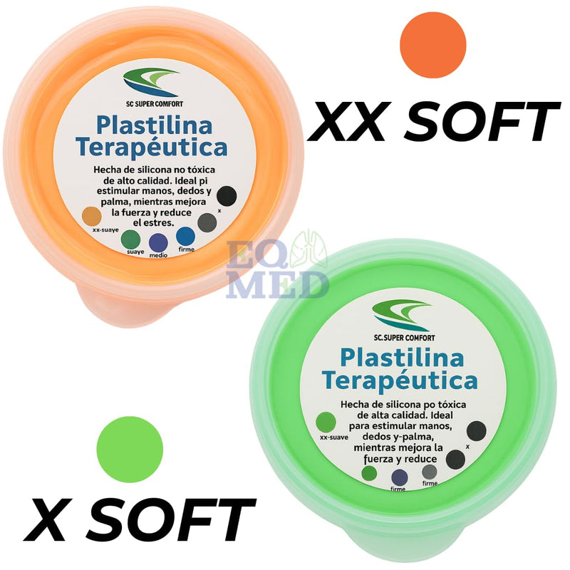 Therapeutic Hand Exercise Putty Set, 6 Resistance Levels, Non-Toxic Silicone for Hand Therapy, Stress Relief