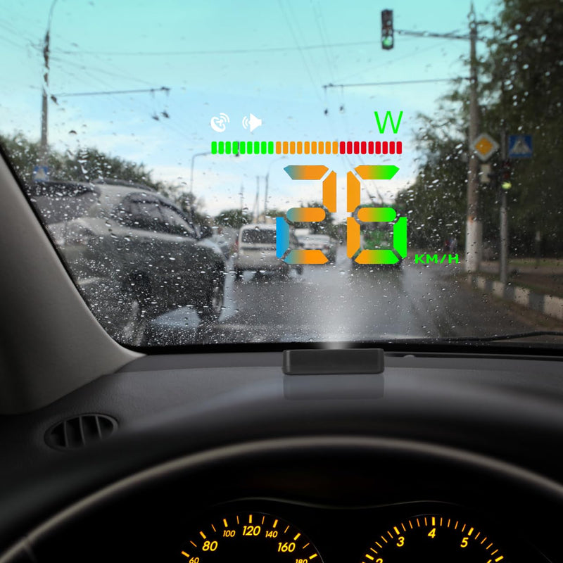 TEHAUX Car Display Digital Speedometer Readings Car Compass for Vehicle Models Easy Installation Strong Build Accurate Speed Monitoring - BeesActive Australia
