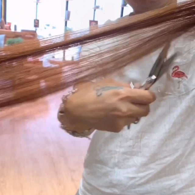 6/7/8/9-inch professional sharp hair clippers(7-inch flat shear) 7-inch Flat Shear