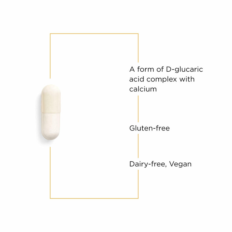 Integrative Therapeutics Calcium D-Glucarate - Supports Healthy Immune Function - Daily Support for Detoxification Systems & Estrogen Metabolism* - Gluten & Dairy-Free - 90 Capsules (30 Servings) Standard Packaging