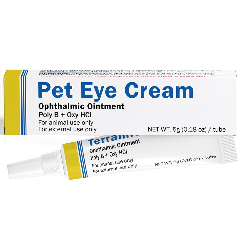 Pet Eye Health Cream for Cats, Dogs, Cattle, Sheep, Horses, Birds, and Puppies, Kitten - 1 Tube 5g