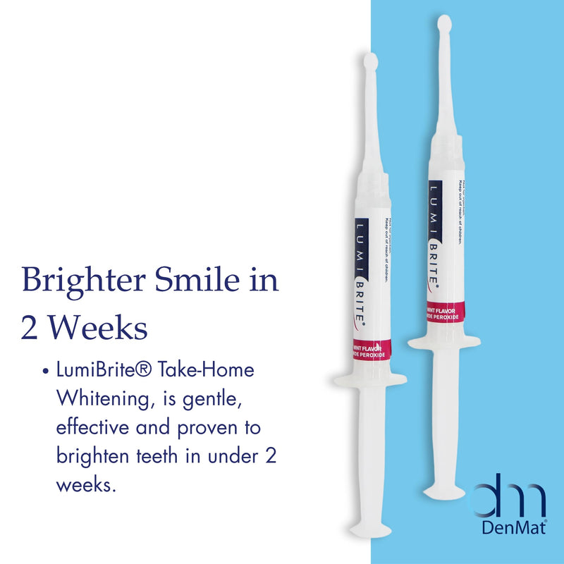LumiBrite 32% Take-Home Whitening Gel Refill 4 Syringes 2.5 mL by DENMAT - BeesActive Australia