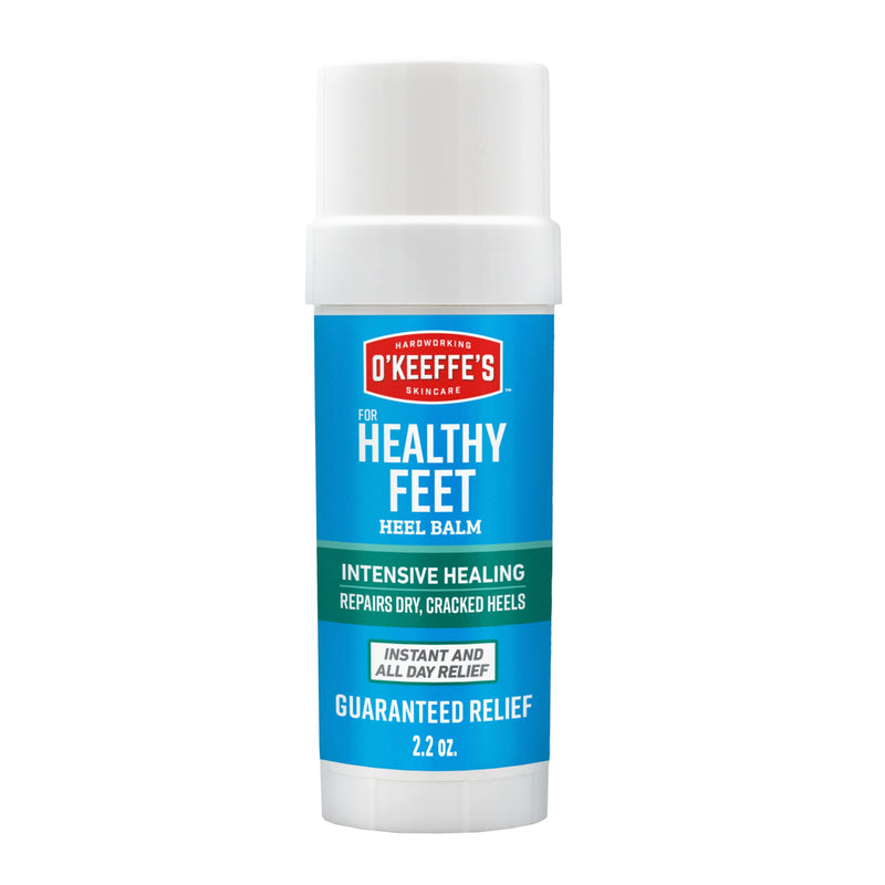 O'Keeffe's for Healthy Feet Intensive Healing Balm; Guaranteed Relief for Extremely Dry; Cracked Feet; Heel Balm that Instantly Fills Dry; Cracked Heels; 2.2oz Balm Stick; (Pack of 1) 2.2 Ounce (Pack of 1) - BeesActive Australia