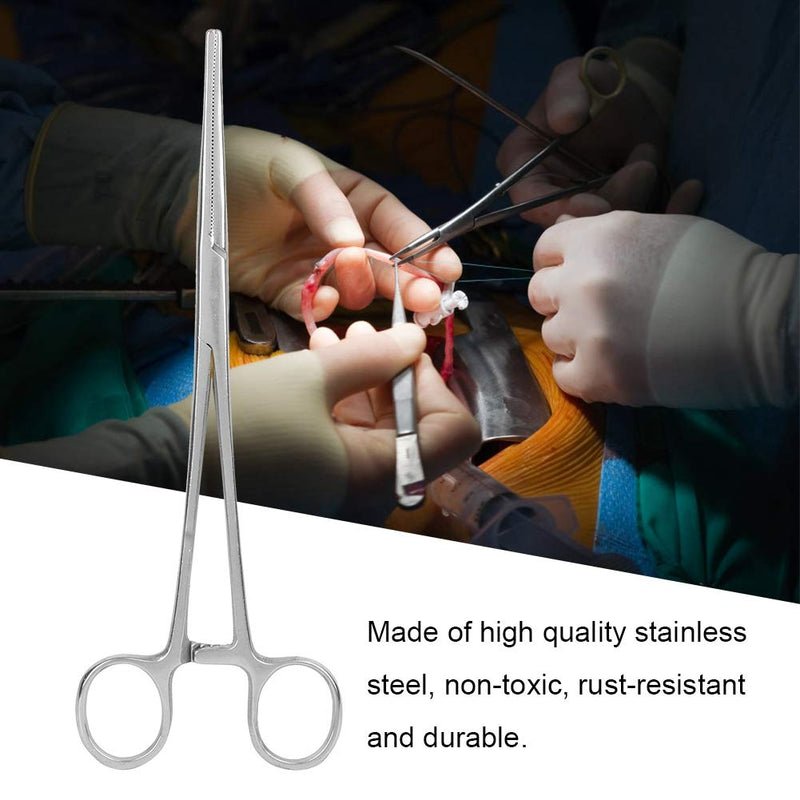 VIFERR Hemostat Tongs, Stainless Steel Hair Plucking Tongs with Straight Tip, Dogs Cats Pet Hair Clamp Surgical Hemostatic Pet Supplies - BeesActive Australia
