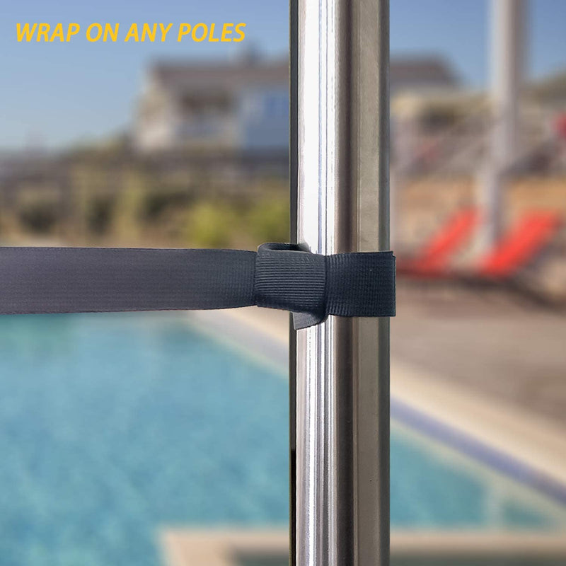 UCEDER Swim Belt Swim Training Belt with 2.2M Bungee Cord Adjustable Swim Tether for Swim in Place Swimming Pool Trainer Belt for Stationary Harness Aquatic Resistance Water Exercise Black