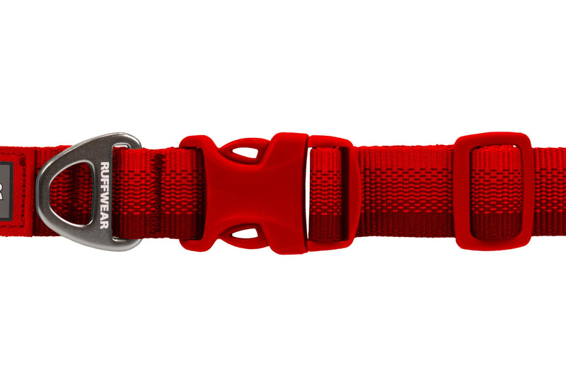 Ruffwear, Front Range Dog Collar, Durable and Comfortable Collar for Everyday Use, Red Canyon, 14"-20" 14"-20" - BeesActive Australia