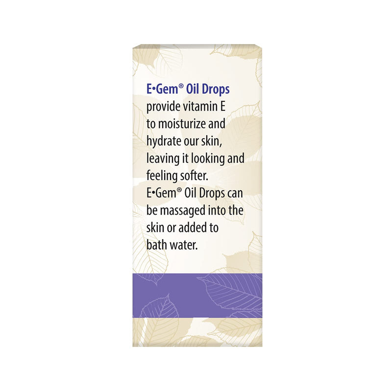 Carlson E-Gem Oil Drops, 5000 IU (3350 mg), Vitamin E, .5 Fl oz | Moisturizing; Nourishing Skin and Bath Oil