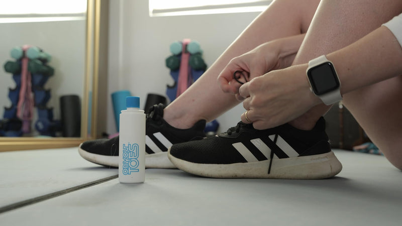 On Your Toes Natural Foot and Shoe Odor Eliminator –Shoe Deodorizer with Body Powder to Neutralize Smelly Odors – Long-Lasting, Fast-Acting Foot Powder for Kids and Adults (3 Pack) 0.75 Ounce (Pack of 3) - BeesActive Australia
