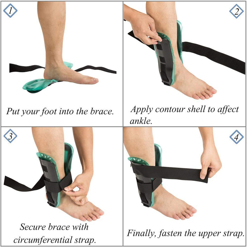 Medibot Air Gel Ankle Stirrup Brace Support Provide Stability and Cold Compress(Gel & Air) - BeesActive Australia