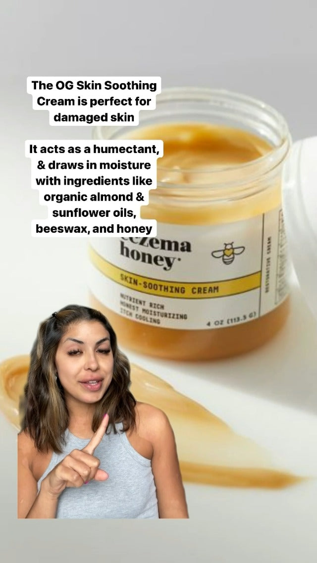 ECZEMA HONEY Original Skin-Soothing Cream for Dry Itchy Skin (4 Oz)