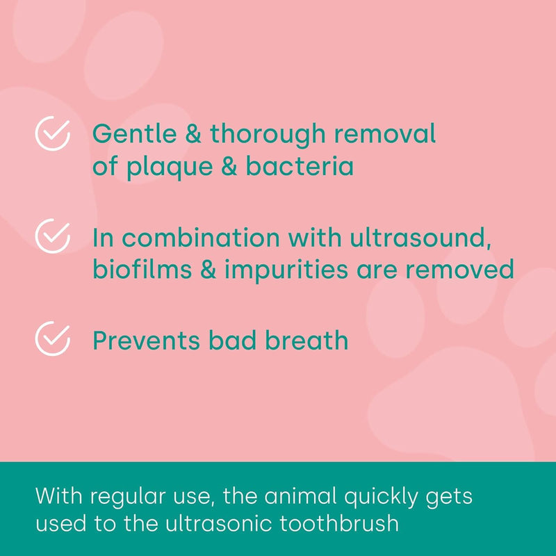 Emmi-pet 3X Dog Toothpaste for Ultrasonic Toothbrush I Dog Toothpaste Suitable for All Dog Breeds of All Ages I Vegan, Free from Nanomaterials & Microplastics I Without Animal Testing I 75 ml 1 count (Pack of 3)