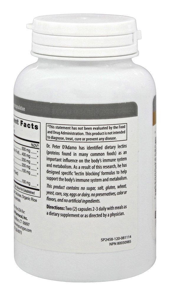 D'Adamo Personalized Nutrition Deflect B, 120 Count