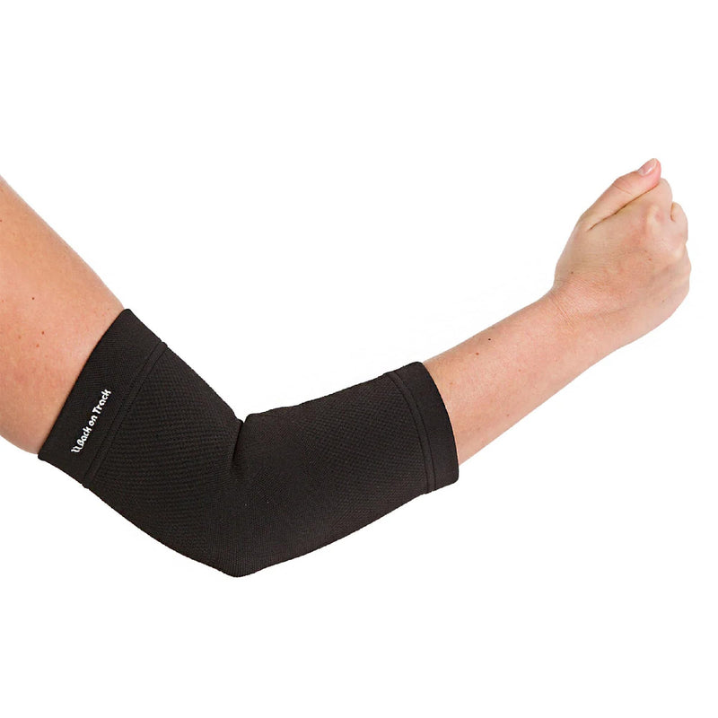 Back on Track Physio Elbow Brace 4-Way Stretch 1207 with Welltex Technology, Black, Large - BeesActive Australia