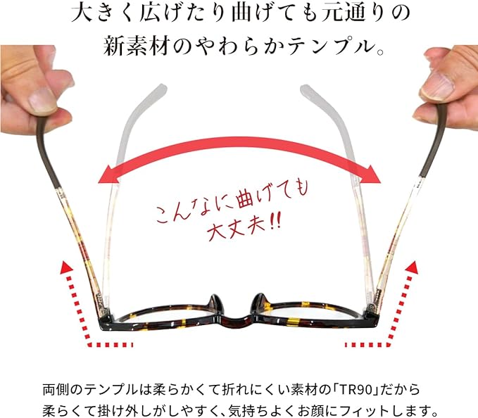 [Fujita Kogaku] Reading Glasses, Reading Glasses, Women's, Stylish, Stylish, Blue Light Cut, Lightweight, Includes Case, 0.5 1.0 1.5 2.0 2.5 3.0 3.5 4.0 [Amie] -  Australia