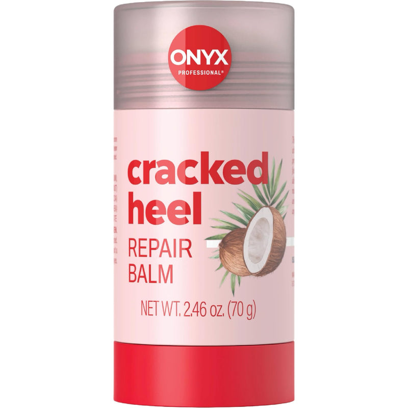 Onyx Professional Cracked Heel Repair Balm Stick for Dry Cracked Feet Treatment, Coconut Scent, 1 pack - Moisturizing Foot Balm, Rolls On, Cracked Heel Treatment 2.46 Ounce (Pack of 1) - BeesActive Australia
