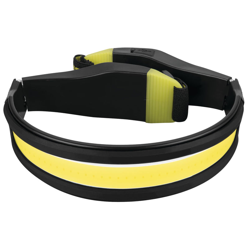 Performance Tool W2690 Firepoint 600LM Li-Ion LED Folding Headlamp, USB-C Charging, Adjustable Strap, Motion Sensor, Dimmable, Foldable Frame, Black/Green