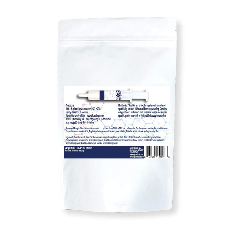 HealthyGut Foal Kit for Horses Dietary Supplement, All-Natural Formula (14 g) 1 Week - BeesActive Australia