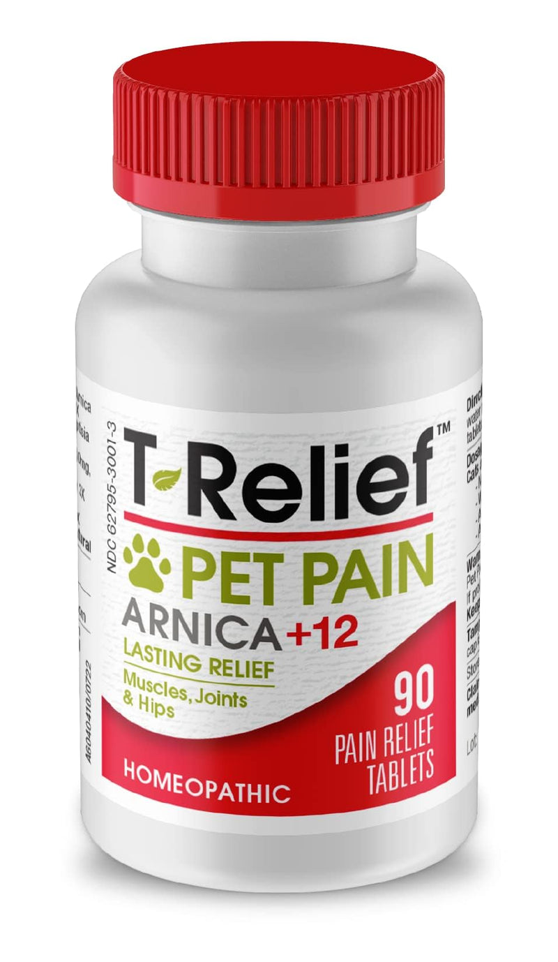 MediNatura T-Relief Pet Digestive Complete GI Relief 90ct and Pet Pain Relief 90ct for Dogs & Cats Bundle