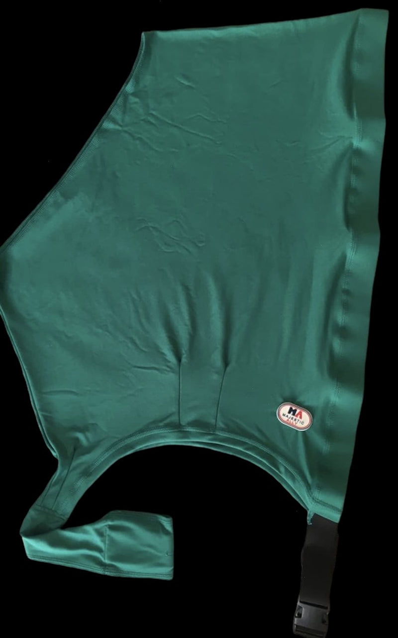 Majestic Ally Premium 4-Way Stretch Spandex/Elastane Horse Shoulder Guard and Protection (Large, Turquoise) Large - BeesActive Australia
