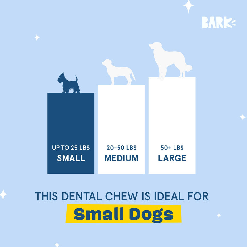 Barkbox Dog Dental & Meal Topper Bundle – Bright Durable Small Breed Dental Chew Sticks (15 Chews) with Pork Shake & Pour Food Topper