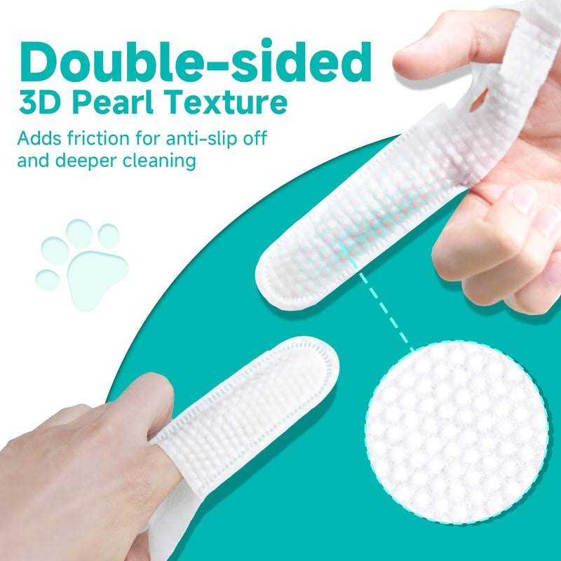 Ear Cleaner Finger Wipes for Dog & Cat [Finger Casing Design][Pet Ear Wipes with Tweezers] for Controlling Ear Infections and Ear Odor Reduce ear wax buildup Natural Ingredients Dog Ear Wipes - PawsPlanet Australia