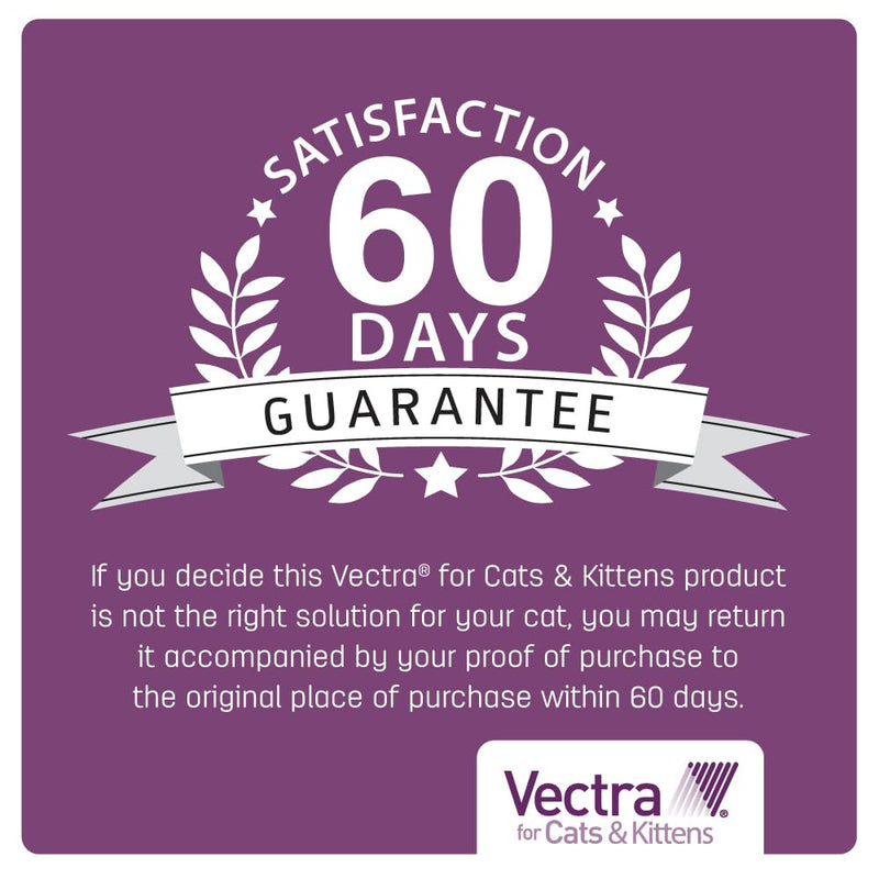 Vectra for Cats & Kittens Flea Treatment & Prevention for Small Cats (2-9 lbs.) 3-Month Supply 3 Pack